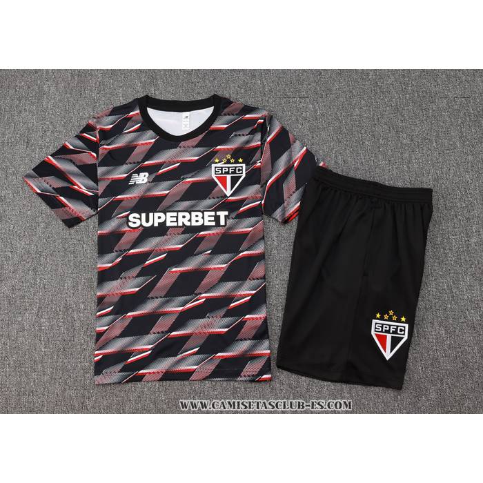 Chandal del Sao Paulo 24-25 Manga Corta Negro - Pantalon Corto